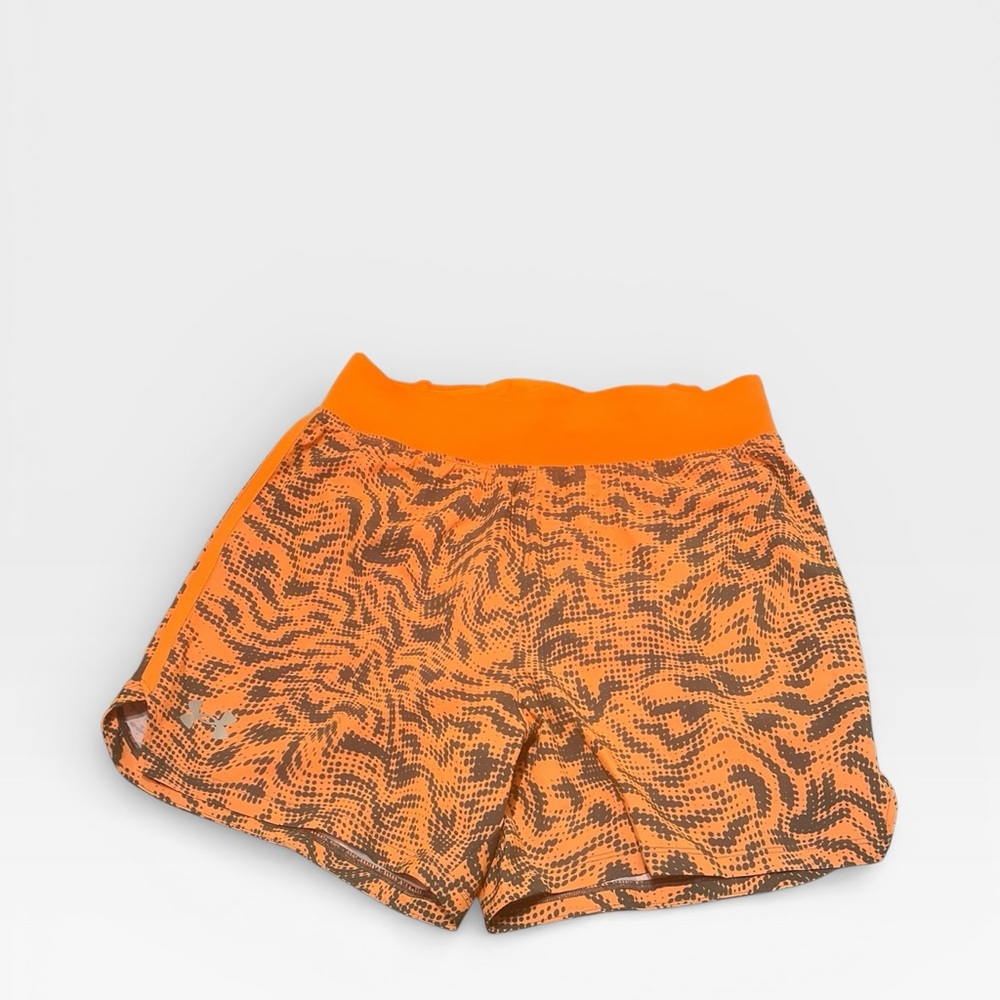 NWT Under Armour Men's Small Orange UA Launch Elite 5” Running Print Shorts - Picture 4 of 6